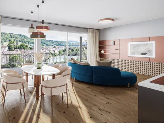 Wohnung zum Kauf - Neubau provisionsfrei 895.000 € 4,5 Zimmer 141,4 m² 3. Geschoss frei ab sofort Säckinger Straße 9 Laufenburg Laufenburg (Baden) 79725