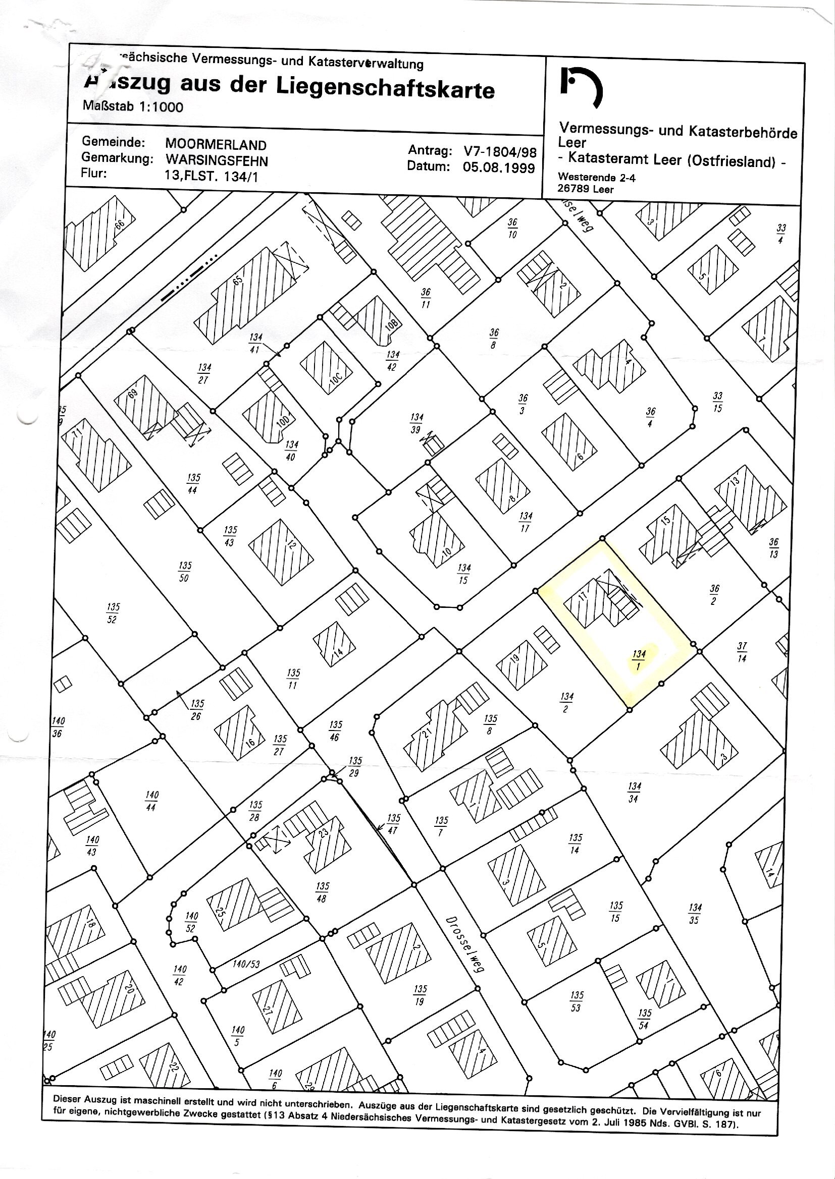 Einfamilienhaus zum Kauf 179.000 € 6 Zimmer 130 m²<br/>Wohnfläche 831 m²<br/>Grundstück ab sofort<br/>Verfügbarkeit Warsingsfehn Moormerland 26802