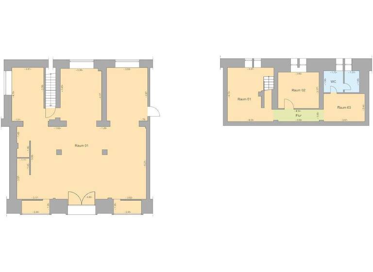Bürogebäude zur Miete provisionsfrei 2.343 € 180,2 m² Bürofläche Lange Str. 34 Stadtmitte Rostock 18055