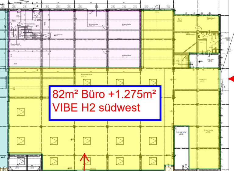 Lagerhalle zur Miete 8,75 € 1.360 m² Lagerfläche Brunner Straße 77-79 Wien 1230