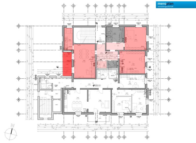 Wohnung zur Miete 1.080 € 3 Zimmer 120 m² 2. Geschoss frei ab sofort Carl-August-Allee 07 Nordvorstadt Weimar 99423