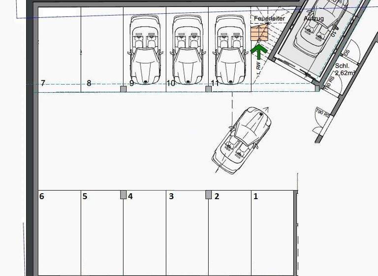Tiefgaragenstellplatz zur Miete 95 € Bahnhofstraße 13 Wedel 22880