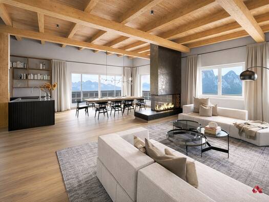 Penthouse zum Kauf - Erstbezug 1.195.000 € 3 Zimmer 184,4 m² 3. Geschoss Kössen 6345