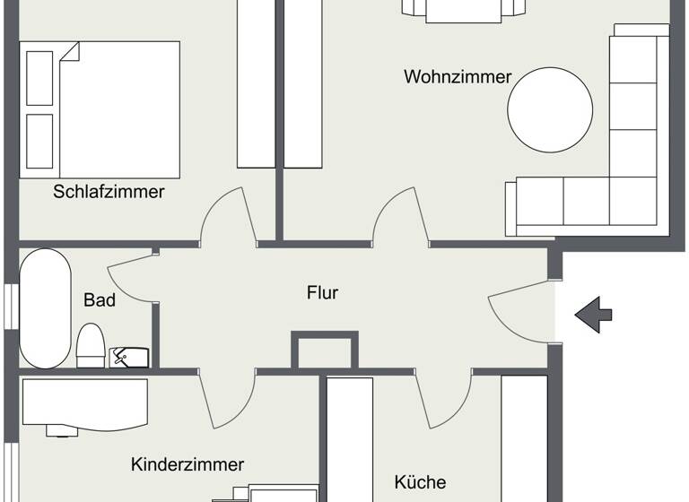 Wohnung zum Kauf 230.000 € 3 Zimmer 64,5 m² 1. Geschoss Reinbek 21465