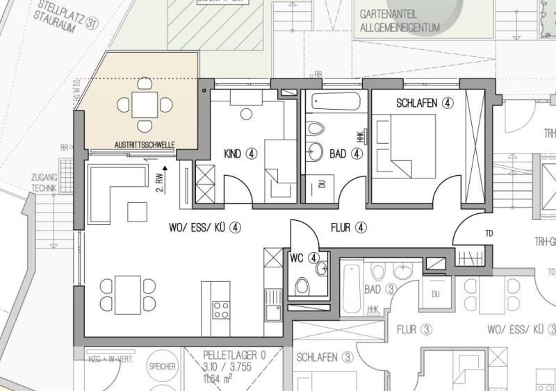 Wohnung zum Kauf provisionsfrei 409.000 € 3 Zimmer 76 m²<br/>Wohnfläche Forststraße 3 Geradstetten Remshalden 73630