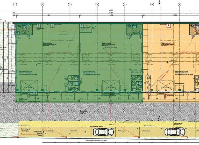 Lagerhalle zur Miete - Erstbezug 9,50 € 520 m² Lagerfläche Wien 1210