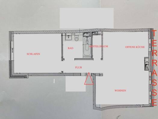 Wohnung zur Miete 670 € 2 Zimmer 56,5 m² Limburg 65549