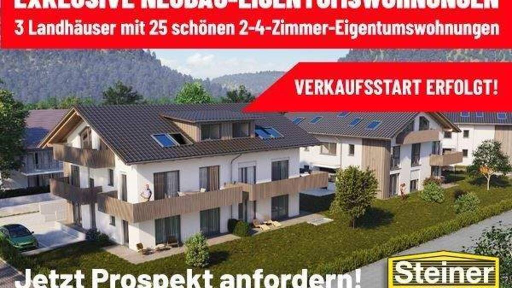 Terrassenwohnung zum Kauf - Neubau provisionsfrei als Kapitalanlage geeignet 551.000 € 2 Zimmer 62,6 m² Partenkirchen Garmisch-Partenkirchen 82467