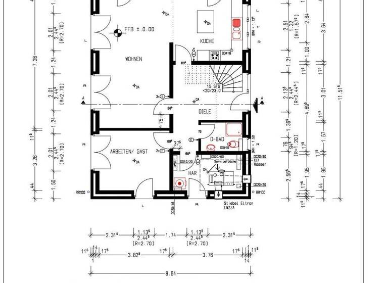 Einfamilienhaus zum Kauf provisionsfrei 824.000 € 5 Zimmer 154 m² 992 m² Grundstück frei ab sofort Stellmacherstraße 68 Oedeme Lüneburg 21335