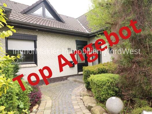 Doppelhaushälfte zum Kauf 320.000 € 6 Zimmer 175 m² 930 m² Grundstück Hornumer Straße 11 Asel Wittmund 26409