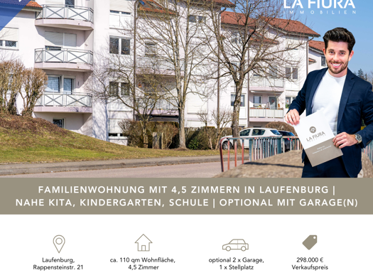 Wohnung zum Kauf 298.000 € 4,5 Zimmer 109,6 m² Rappensteinstraße 21 Laufenburg 79725