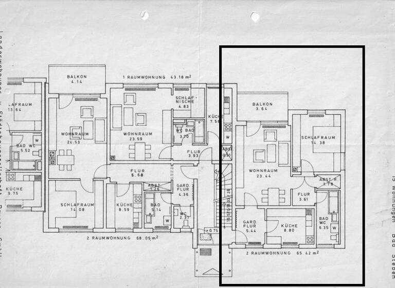 Wohnung zum Kauf 69.000 € 2 Zimmer 65,4 m² 1. Geschoss frei ab 01.06.2026 Eugen-Drechsel-Straße Bad Steben 95138