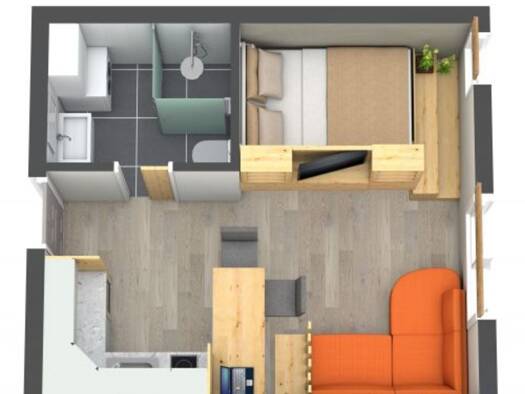 Wohnung zur Miete 564 € 1 Zimmer 38 m² Pulheim 50259