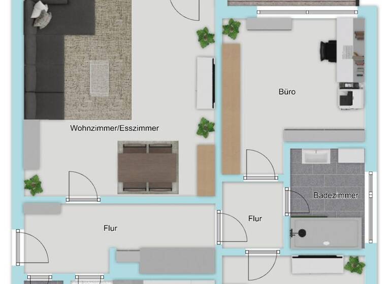 Wohnung zum Kauf 155.000 € 3 Zimmer 77 m² 1. Geschoss frei ab 01.05.2026 Broich Mülheim an der Ruhr 45479