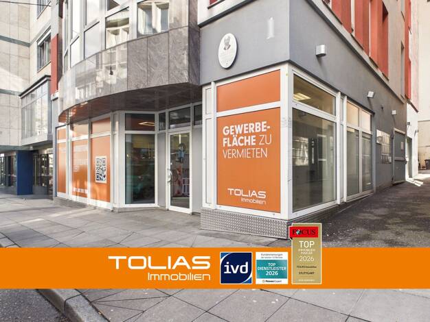 Verkaufsfläche zur Miete 22,93 € 200 m² Verkaufsfläche Mitte Stuttgart 70173