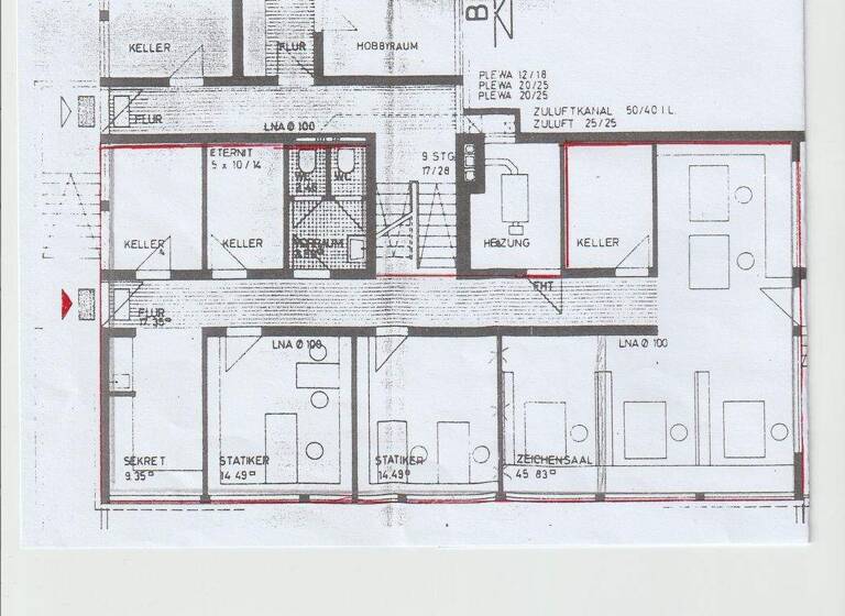 Bürofläche zur Miete 1.595 € 134 m² Bürofläche Burgberg Erlangen 91058