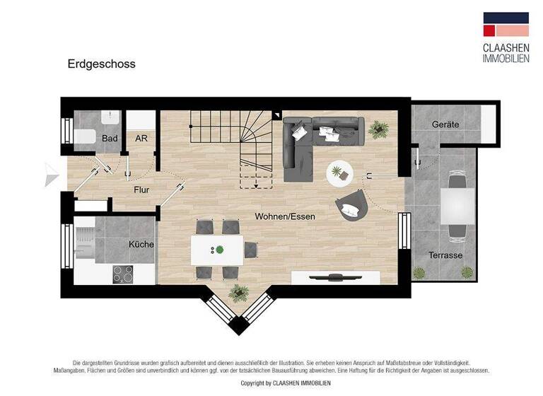 Doppelhaushälfte zum Kauf 259.000 € 4 Zimmer 74,8 m² 221 m² Grundstück Neßmersiel 26553