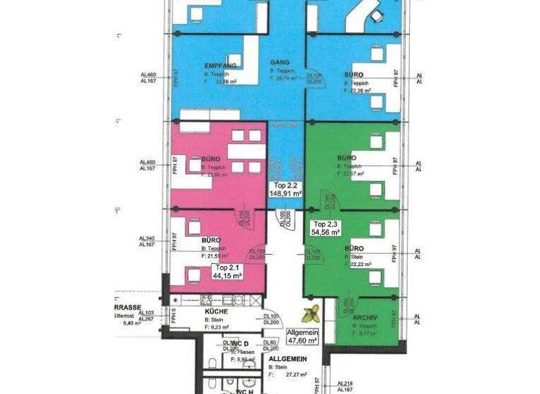 Bürofläche zur Miete 10,50 € 5 Zimmer 148,9 m² Bürofläche Gleisdorf 8200