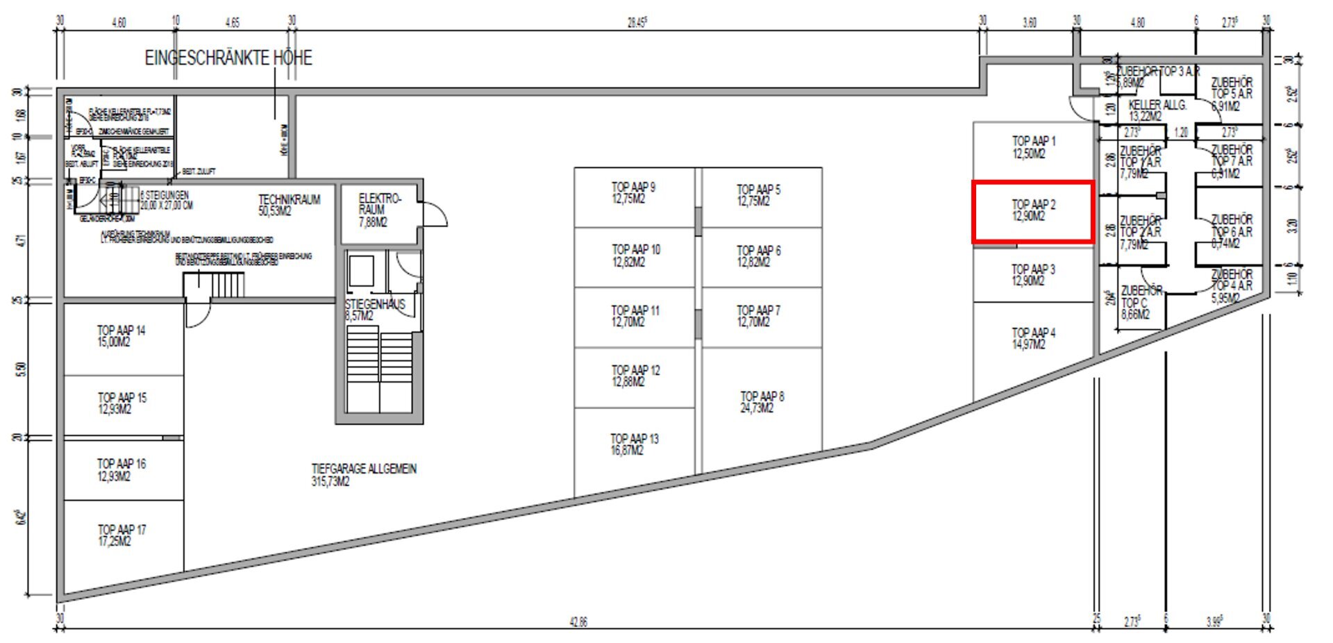 Tiefgaragenstellplatz zur Miete 80 € Winkl 18a Wörgl 6300