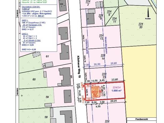 Grundstück zum Kauf 69.000 € 1.000 m² Grundstück Ruthenbeck Friedrichsruhe 19089