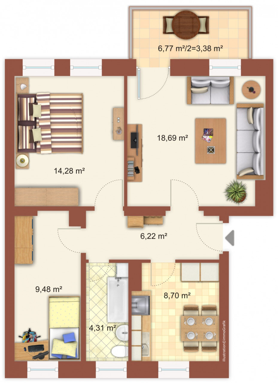 Wohnung zur Miete 400 € 3 Zimmer 65,6 m²<br/>Wohnfläche EG<br/>Geschoss 01.02.2025<br/>Verfügbarkeit Friedensallee 8 Meuselwitz Meuselwitz 04610