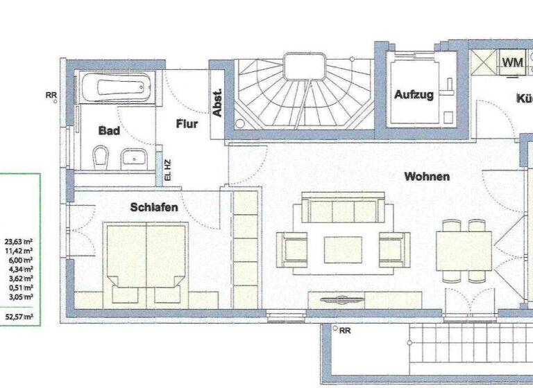Wohnung zum Kauf 549.900 € 2 Zimmer 52,6 m² EG Sendling-Westpark München 81369