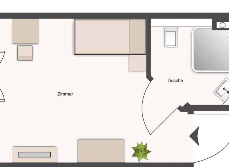 Studio zum Kauf 109.000 € 1 Zimmer 23 m² Innenstadt Erlangen 91052