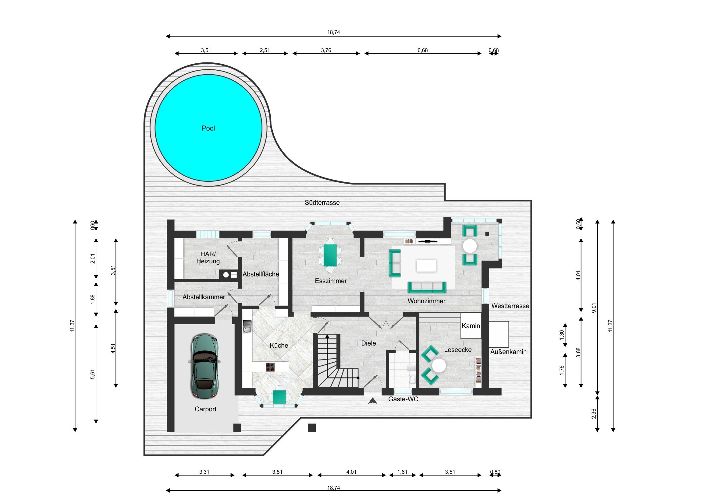 Einfamilienhaus zum Kauf 689.000 € 6 Zimmer 205 m²<br/>Wohnfläche 1.240 m²<br/>Grundstück 01.05.2025<br/>Verfügbarkeit Mechtersen 21358