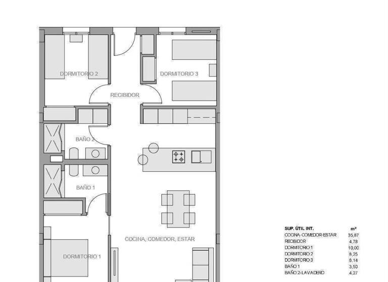 Wohnung zum Kauf provisionsfrei 299.900 € 4 Zimmer 106 m² Avenida El Ras Gran Guardamar del Segura 03149