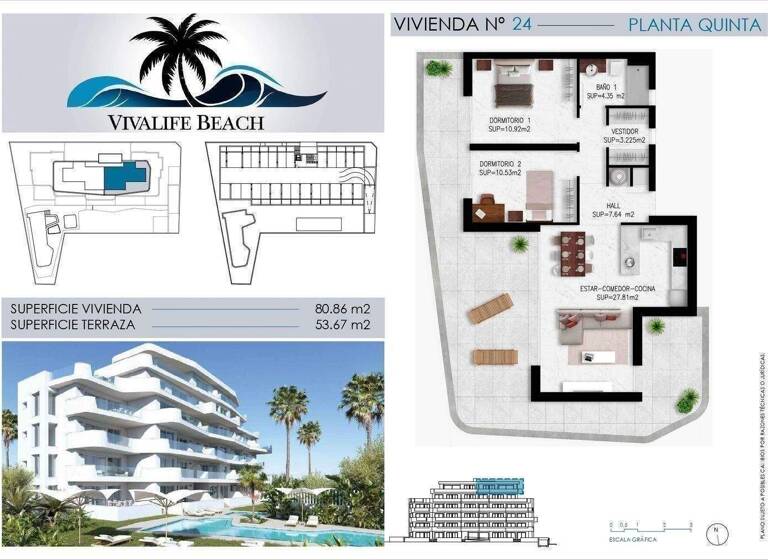 Studio zum Kauf provisionsfrei 410.000 € 3 Zimmer 80 m² Calle Oslo 3 Pilar de la Horadada 03191