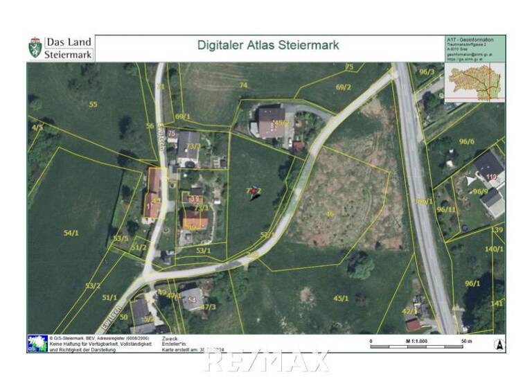 Grundstück zum Kauf 150.000 € 2.154 m² Grundstück Ewitsch Ehrenhausen 8461