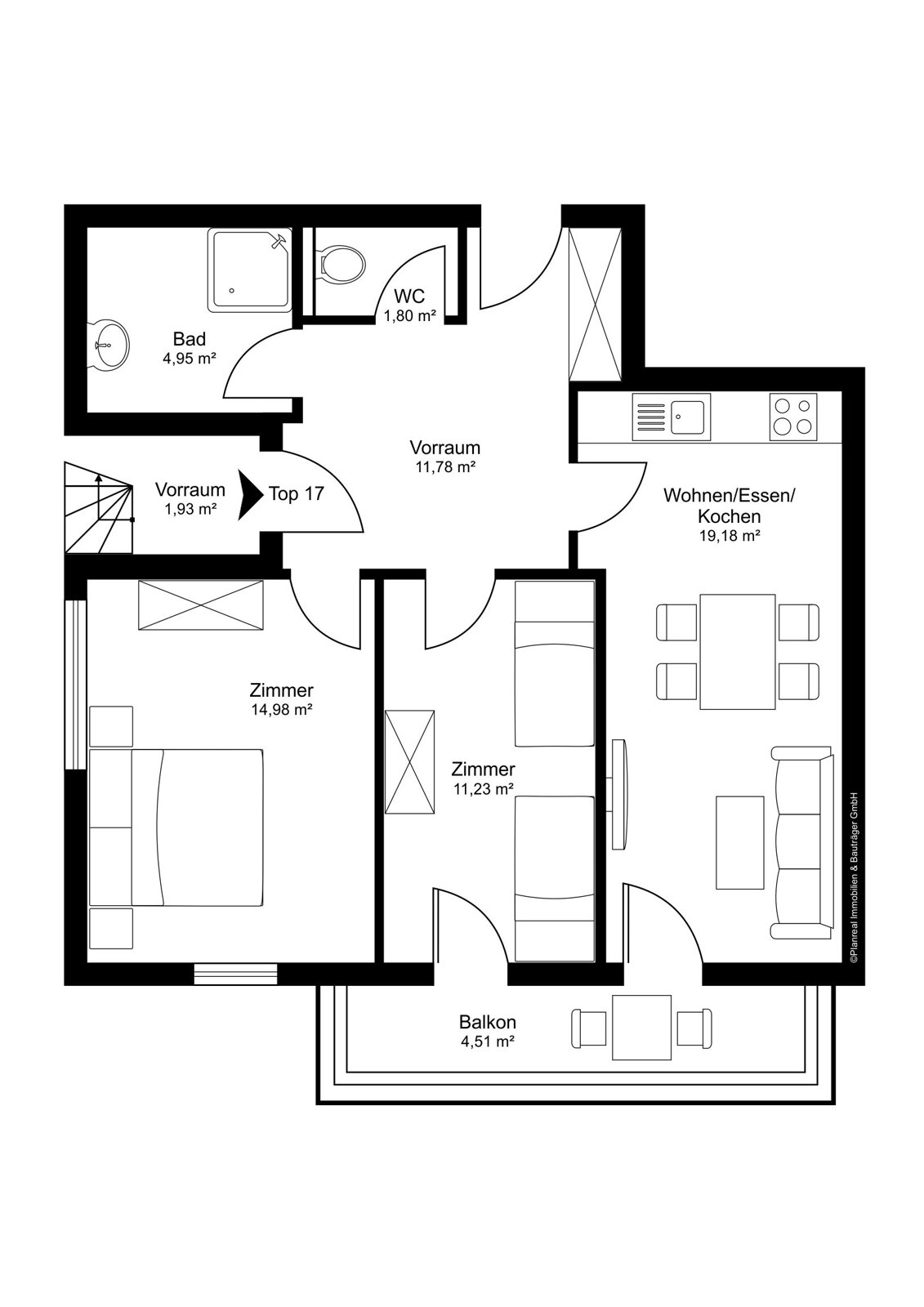 Wohnung zum Kauf 375.000 € 3 Zimmer 63,9 m²<br/>Wohnfläche Sankt Michael im Lungau 5582