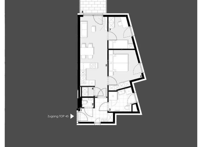 Wohnung zum Kauf - Erstbezug 537.850 € 3 Zimmer 56 m² 4. Geschoss Stoffellagasse 7 Wien 1020