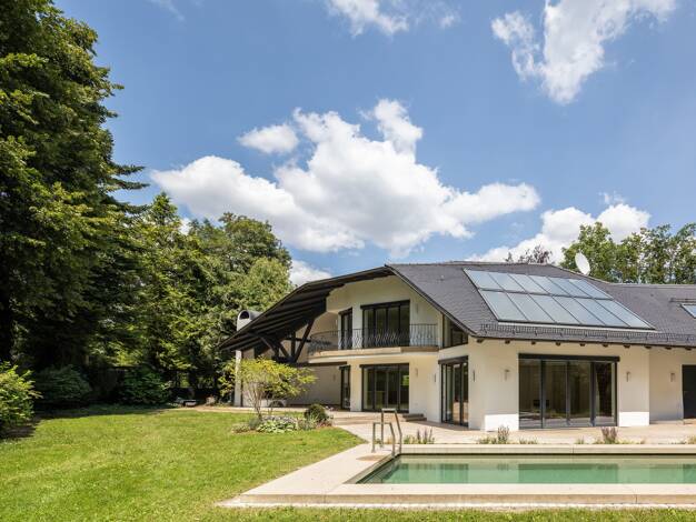 Villa zur Miete 11.200 € 7 Zimmer 452 m² 1.500 m² Grundstück Grünwald Grünwald 82031