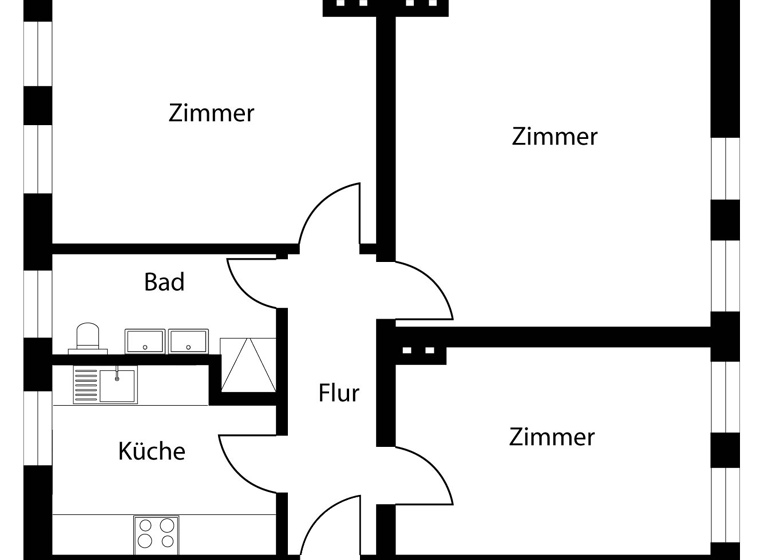 Wohnung zum Kauf 475.000 € 3 Zimmer 71 m² frei ab 01.07.2026 Friedrichshain Berlin 10247
