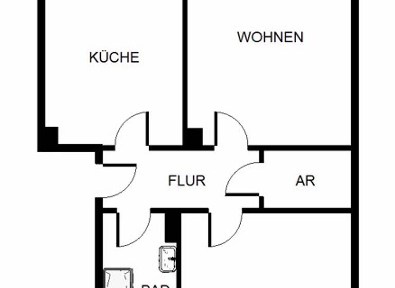 Wohnung zur Miete 429 € 2,5 Zimmer 52,3 m² 2. Geschoss frei ab 11.04.2026 Holtkamp 26 Ückendorf Gelsenkirchen 45886