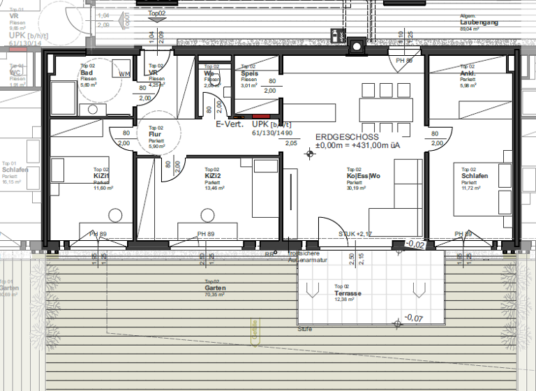 Wohnung zum Kauf - Erstbezug provisionsfrei 525.000 € 4 Zimmer 93,7 m² EG Oberndorferstraße 1 Nußdorf am Haunsberg 5151