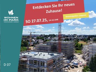 Wohnung zum Kauf - Neubau provisionsfrei 399.900 € 2 Zimmer 76,8 m² 1. Geschoss Am Simontalgraben 23 Langenau Langenau 89129