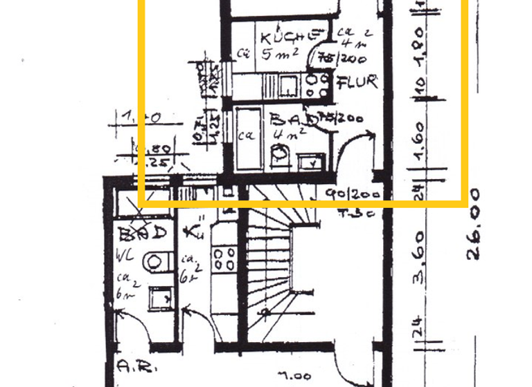 Studio zur Miete 400 € 1 Zimmer 40 m² 1. Geschoss frei ab sofort Ossenreyerstr. 29 Altstadt Stralsund 18439