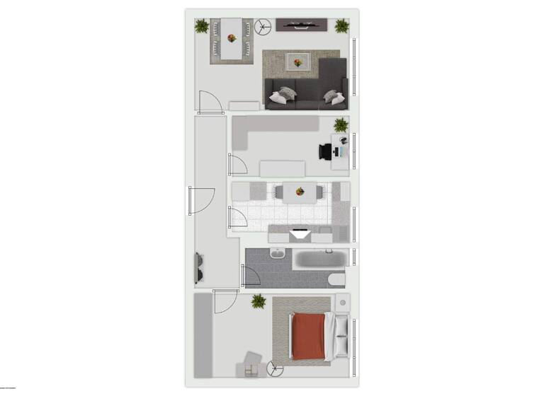 Wohnung zum Kauf 235.000 € 2,5 Zimmer 56 m² 4. Geschoss Halensee Berlin 10711