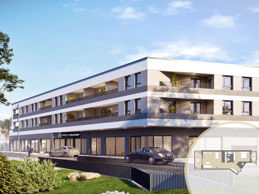 Wohnung zum Kauf - Erstbezug provisionsfrei 399.000 € 2 Zimmer 72,8 m² 2. Geschoss frei ab sofort Im Nex 5 Hattersheim Hattersheim 65795