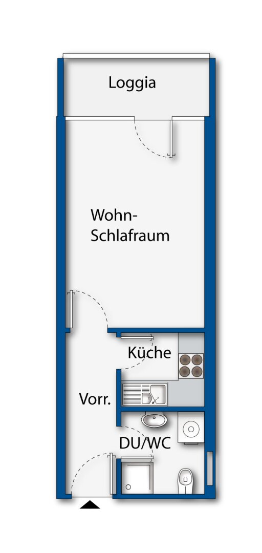 Wohnung zum Kauf 132.500 € 1,5 Zimmer 32 m²<br/>Wohnfläche EG<br/>Geschoss Schwaz 6130