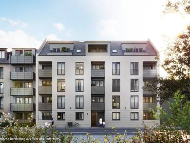 Wohnung zum Kauf - Neubau provisionsfrei 884.900 € 3 Zimmer 74,5 m² EG frei ab sofort Nestroystraße 13 Sendling-Westpark München 81373