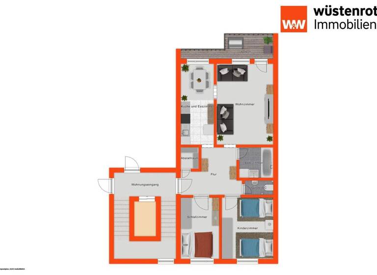 Wohnung zum Kauf 360.000 € 3 Zimmer 80 m² Neusäß 86356