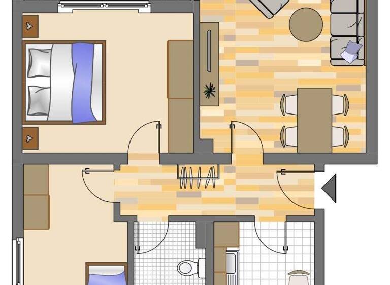 Wohnung zur Miete 439 € 3 Zimmer 62,6 m² 3. Geschoss Wiebringhausstraße 16 Hassel Gelsenkirchen 45896