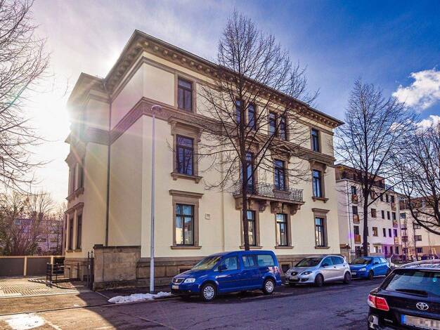 Wohnung zur Miete 1.200 € 3 Zimmer 99,1 m² 4. Geschoss frei ab sofort Schnorrstraße 76 Südvorstadt-Ost Dresden 01069