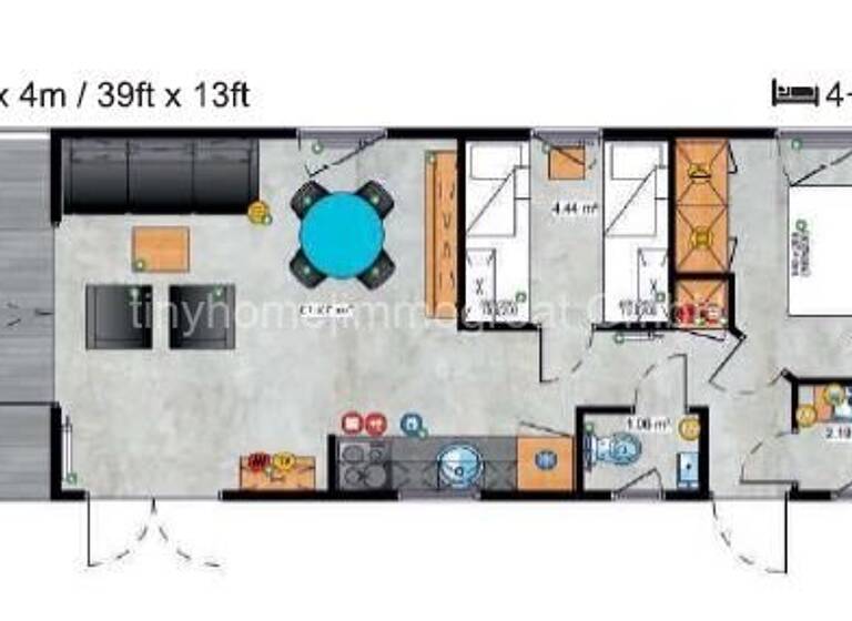 Bungalow zum Kauf - Erstbezug provisionsfrei 157.900 € 3 Zimmer 44 m² Eickedorf Grasberg 28879