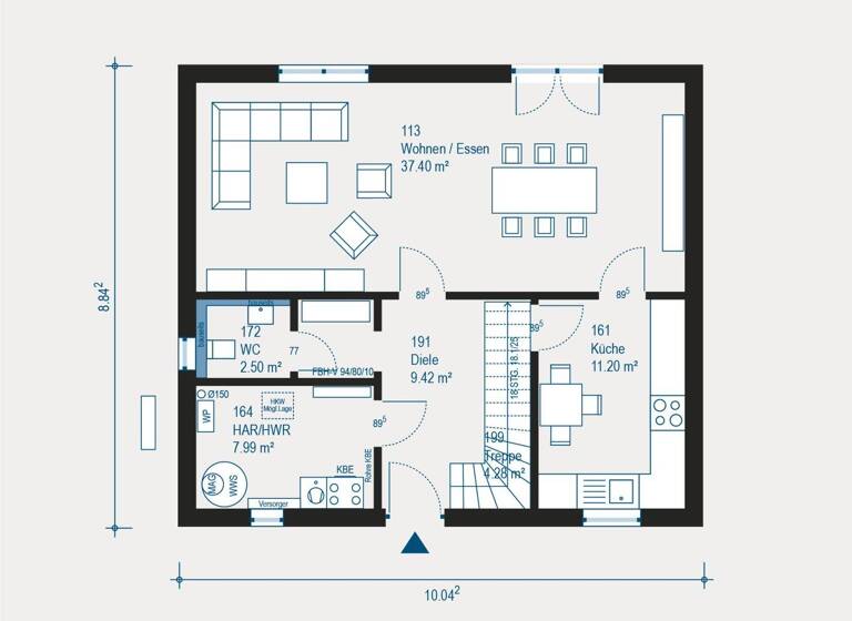 Einfamilienhaus zum Kauf 386.504 € 4 Zimmer 143,7 m² 389,1 m² Grundstück Bernried 94505