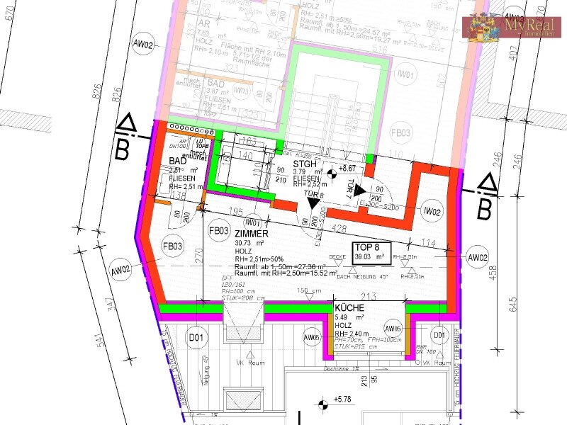 Wohnung zum Kauf 180.000 € 1 Zimmer 39 m²<br/>Wohnfläche 3.<br/>Geschoss Wien 1220