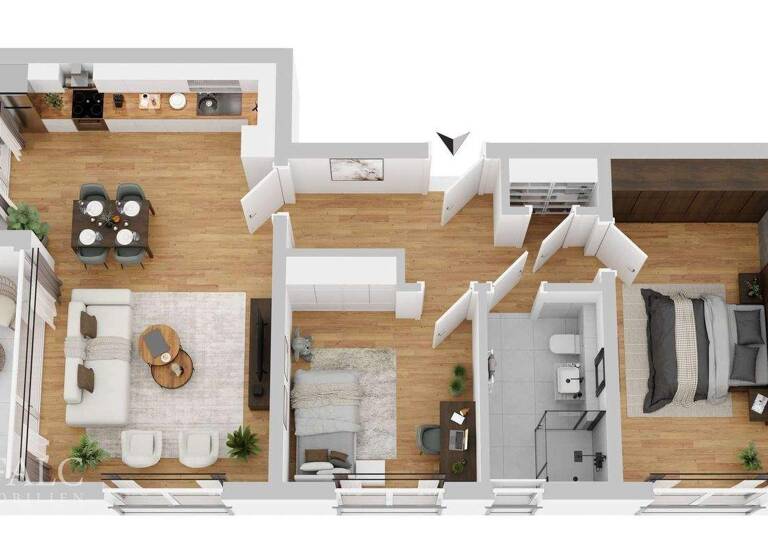 Wohnung zum Kauf - Erstbezug provisionsfrei 455.000 € 3 Zimmer 84,5 m² 2. Geschoss Wiescheid Langenfeld (Rheinland) 40764